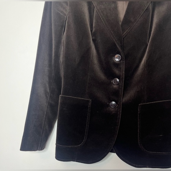 Brown’s of Bermuda brown velour jacket - Picture 2 of 6